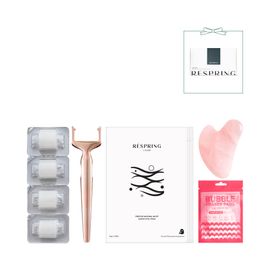 [RESPRING] MTS Micro Dermaroller(0.25mm) Needle White Premium Gift Set-Beauty Device, Serum Absorption with Microneedling, Microneedle Therapy System(MTS)-Made in Korea